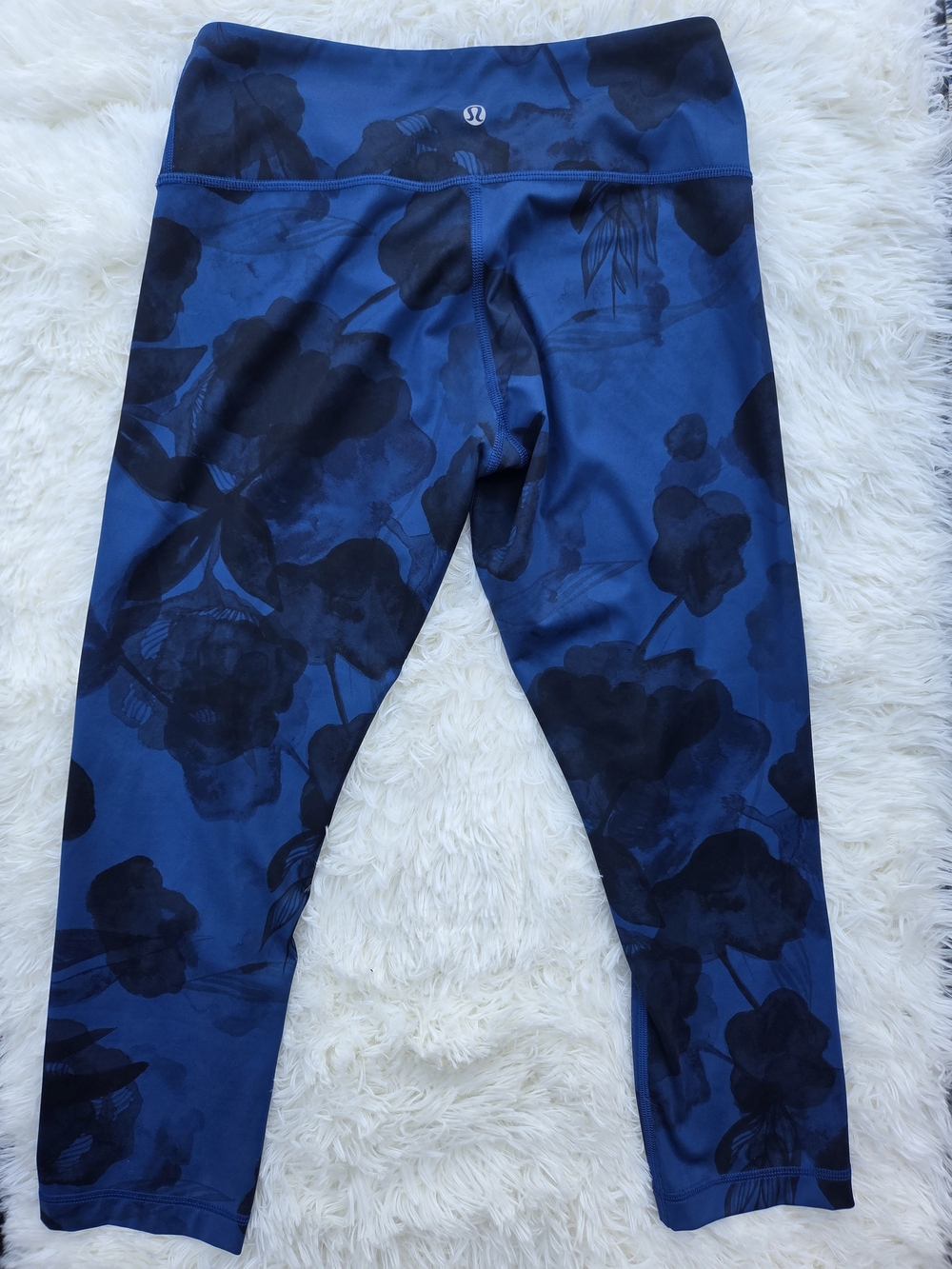 Lululemon Wunder Under Crop Leggings - "Jumbo Inky Floral" - Size 6